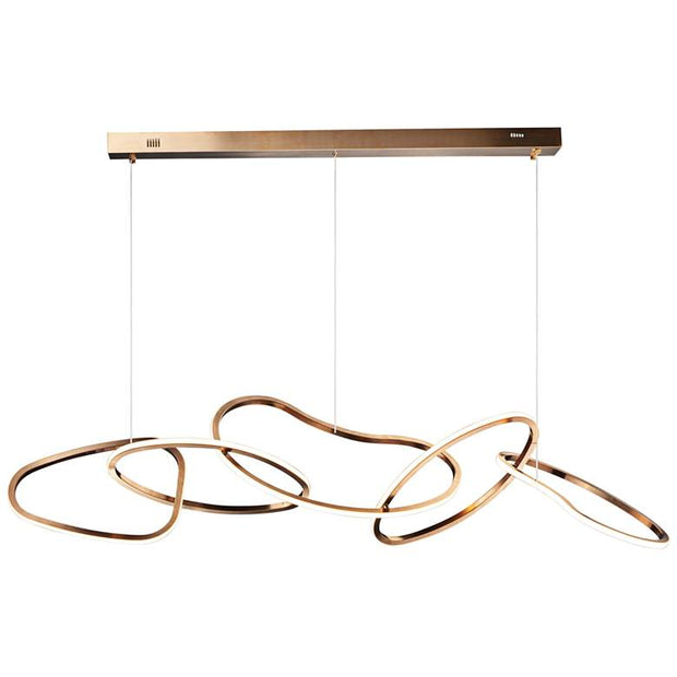 Hampton Collection - Chandelier - Brushed Champagne