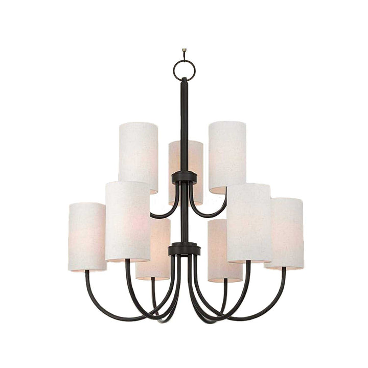 Sonneman Collection - 9 Light - Chandelier - Matte Black