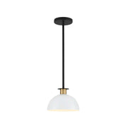 Gamma Collection - Pendant - Satin Brass & Matte Black - W:25cm