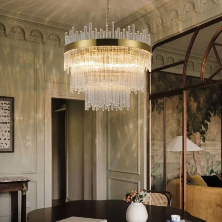 Selene Collection - 68cm Chandelier - Brass