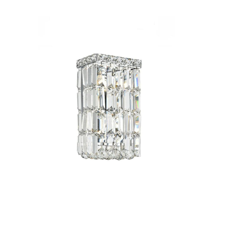 Modular Wall Sconce Light - Rectangle - CHROME - Designer Chandelier Australia