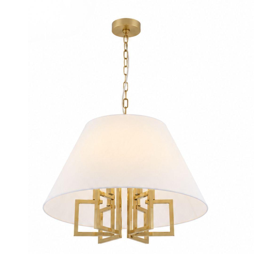 Strata Collection - Pendant - Satin Brass - W:60cm