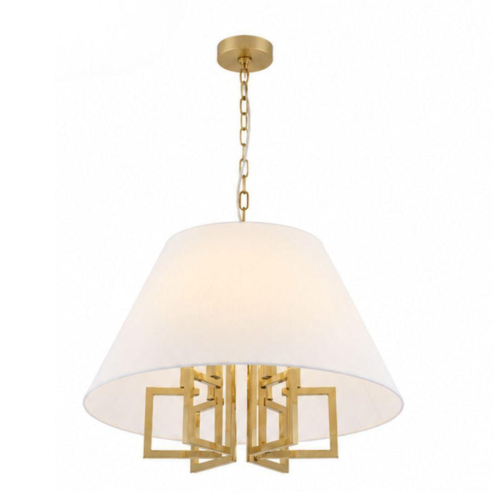 Strata Collection - Pendant - Satin Brass - W:60cm