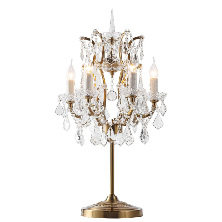 Jasmine - Table Lamp - Antique Gold - W:42cm, H:80cm