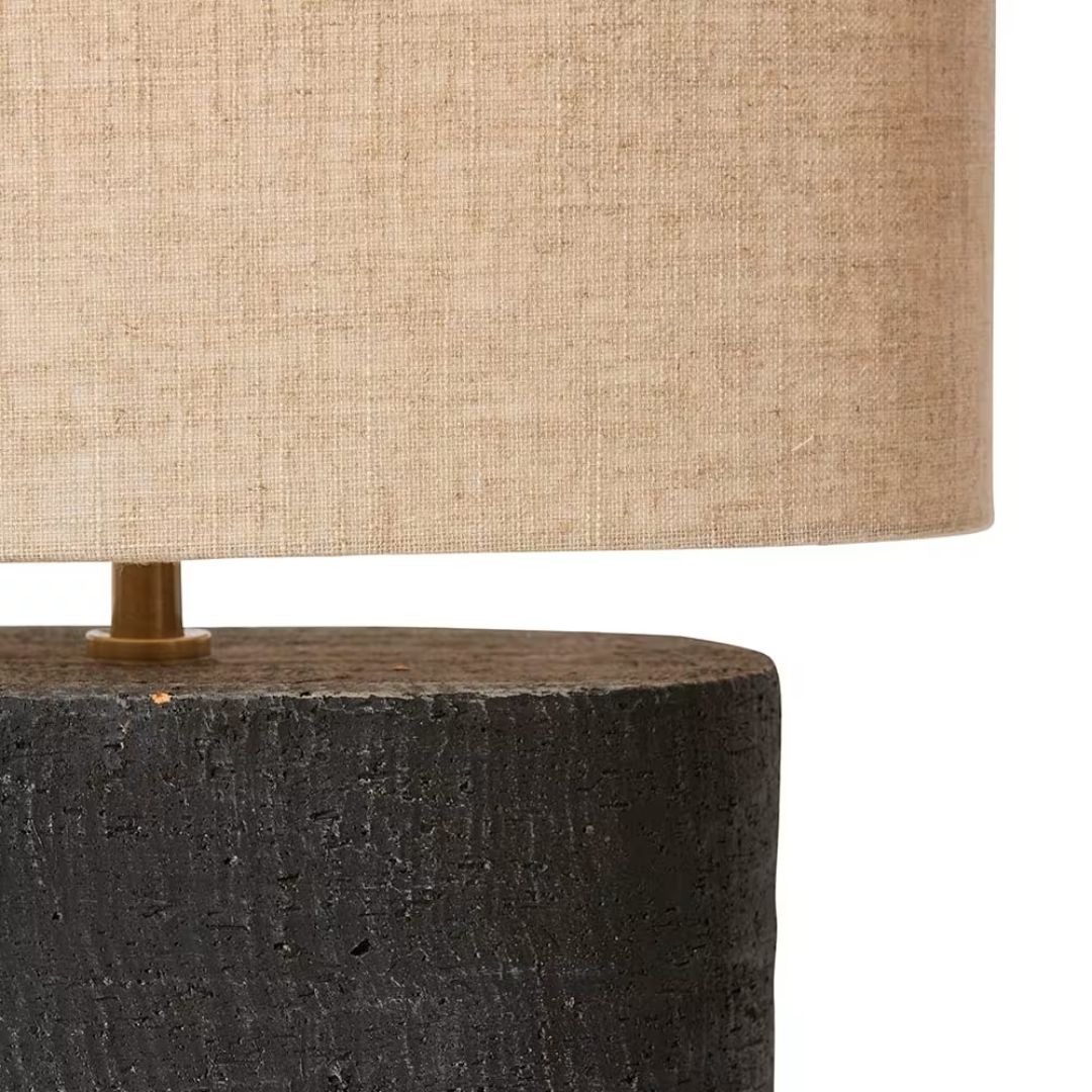 Vannah Table Lamp Black/Natural