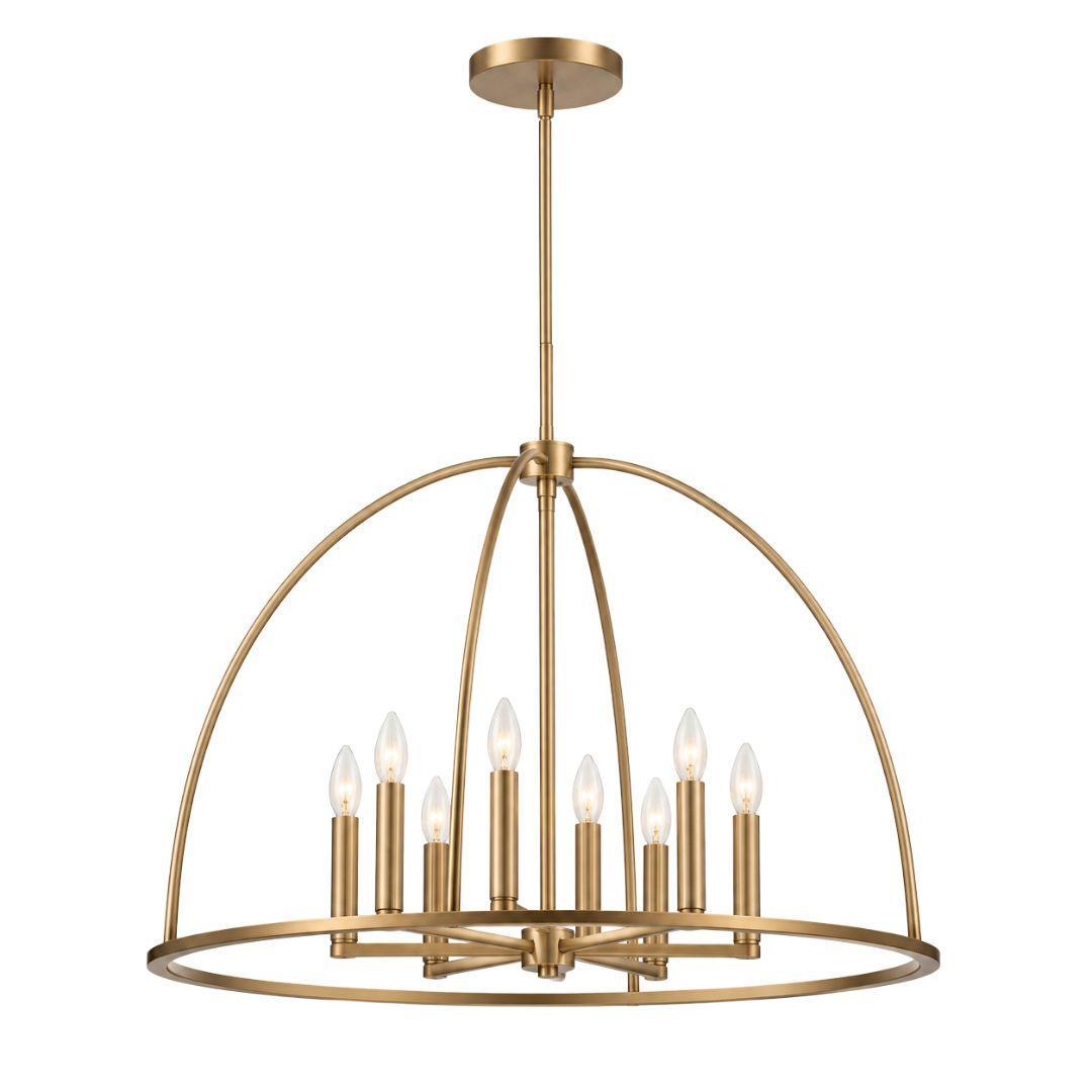 Alexa Collection - 8 Lights Pendant - Gold