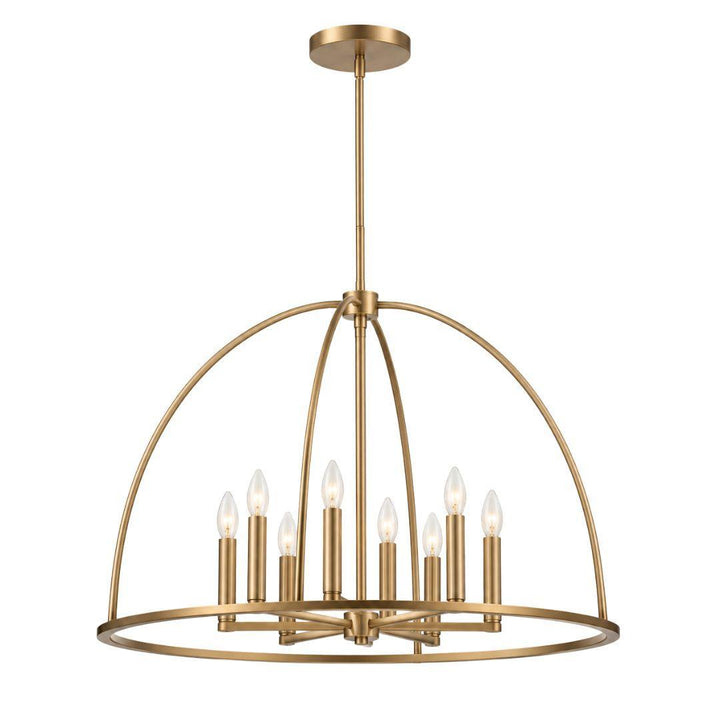 Alexa Collection - 8 Lights Pendant - Gold