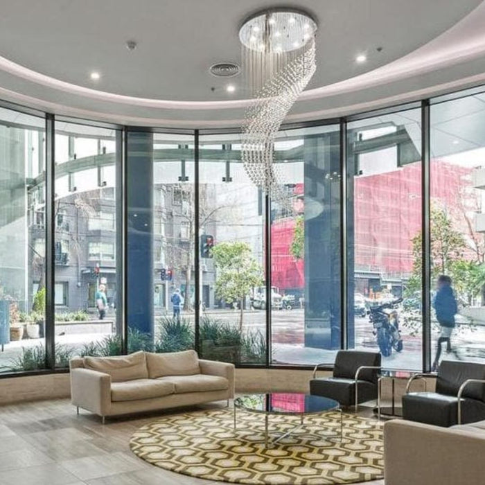 Chandelier in a commercial project