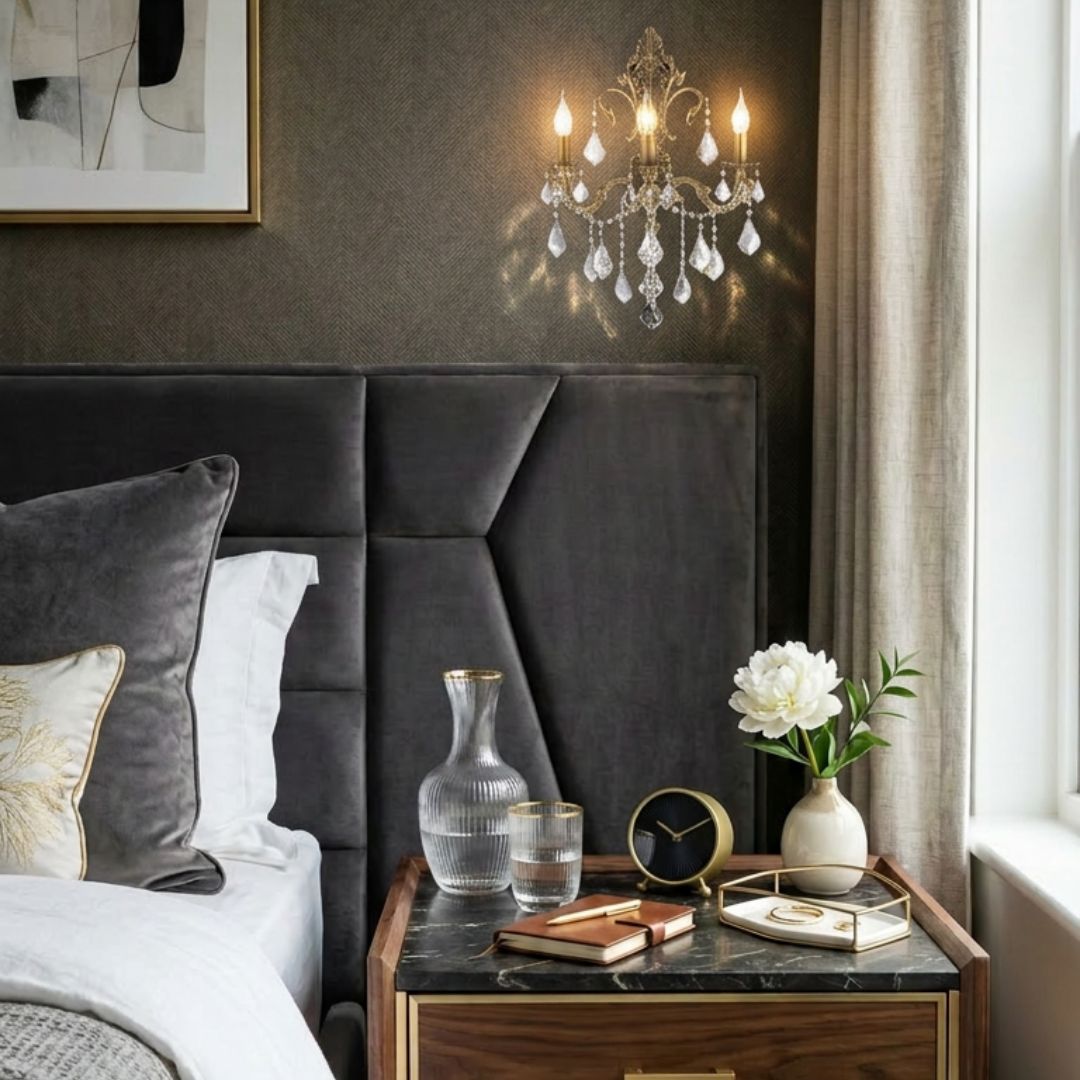 Americana 3 Light Wall Sconce - Brass Finish