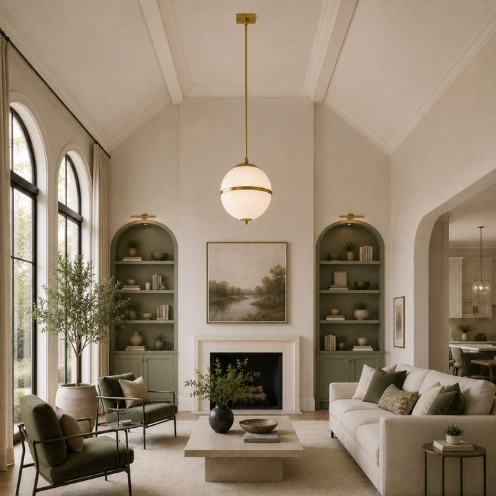 Westwood Collection - Pendant - Satin Brass - W:40cm