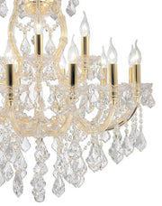 Maria Theresa Crystal Chandelier Grande 19 Light - GOLD