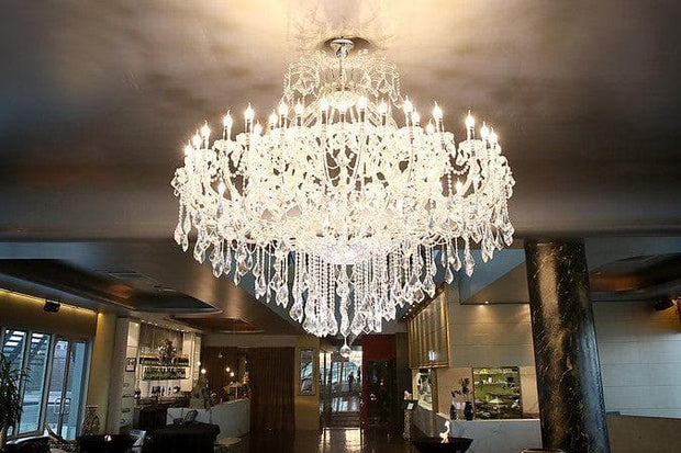 Maria Theresa Crystal Chandelier 48 Light- CHROME