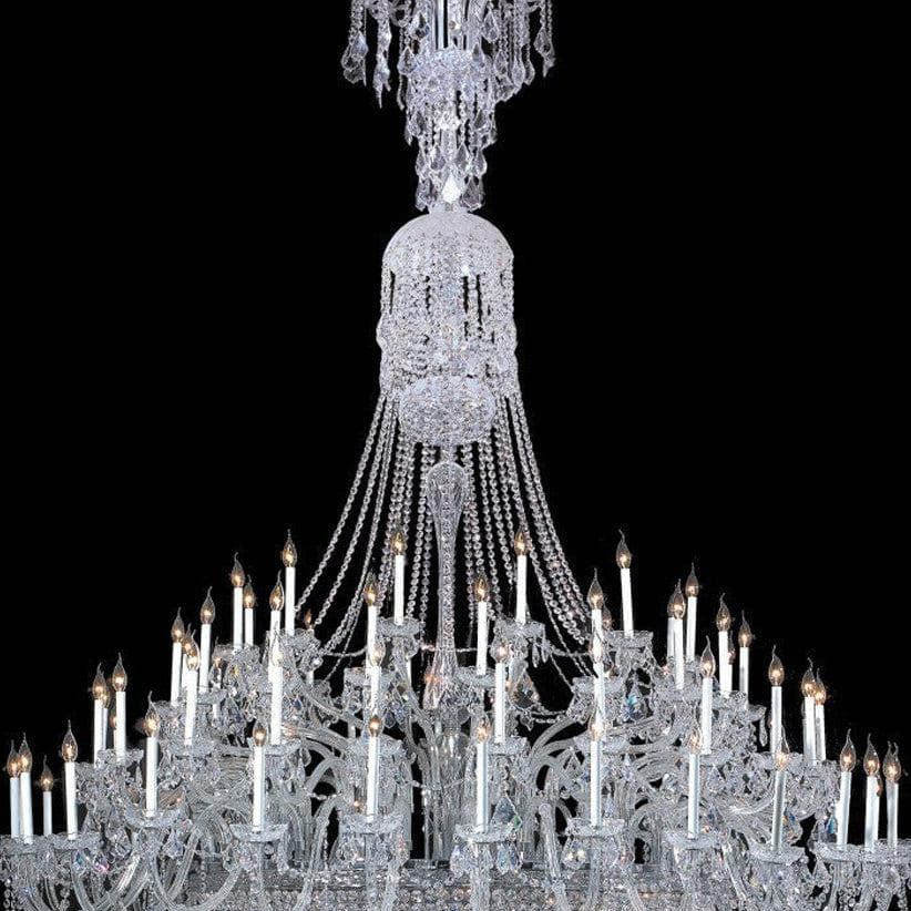 Bohemian Prague 122 Light Crystal Chandelier - CHROME - Designer Chandelier Australia