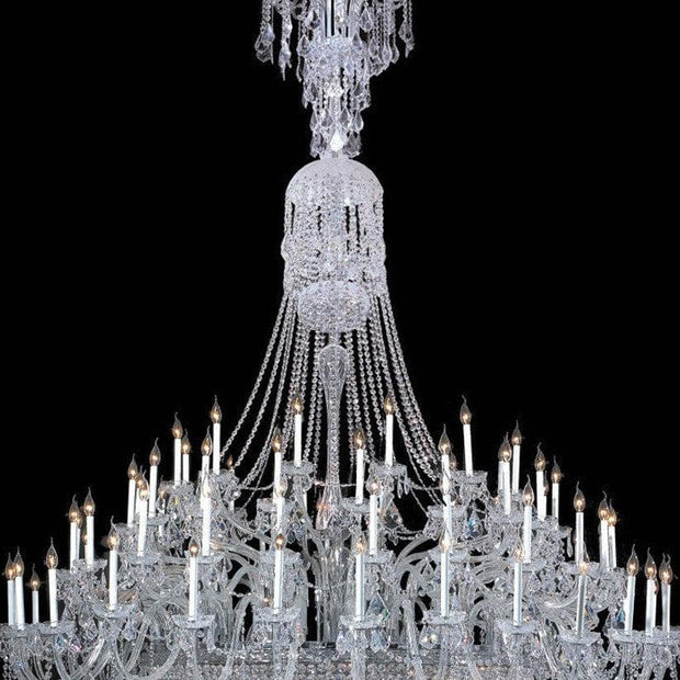 Bohemian Prague 122 Light Crystal Chandelier - CHROME