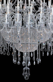 Bohemian Prague 122 Light Crystal Chandelier - CHROME