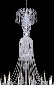 Bohemian Prague 122 Light Crystal Chandelier - CHROME