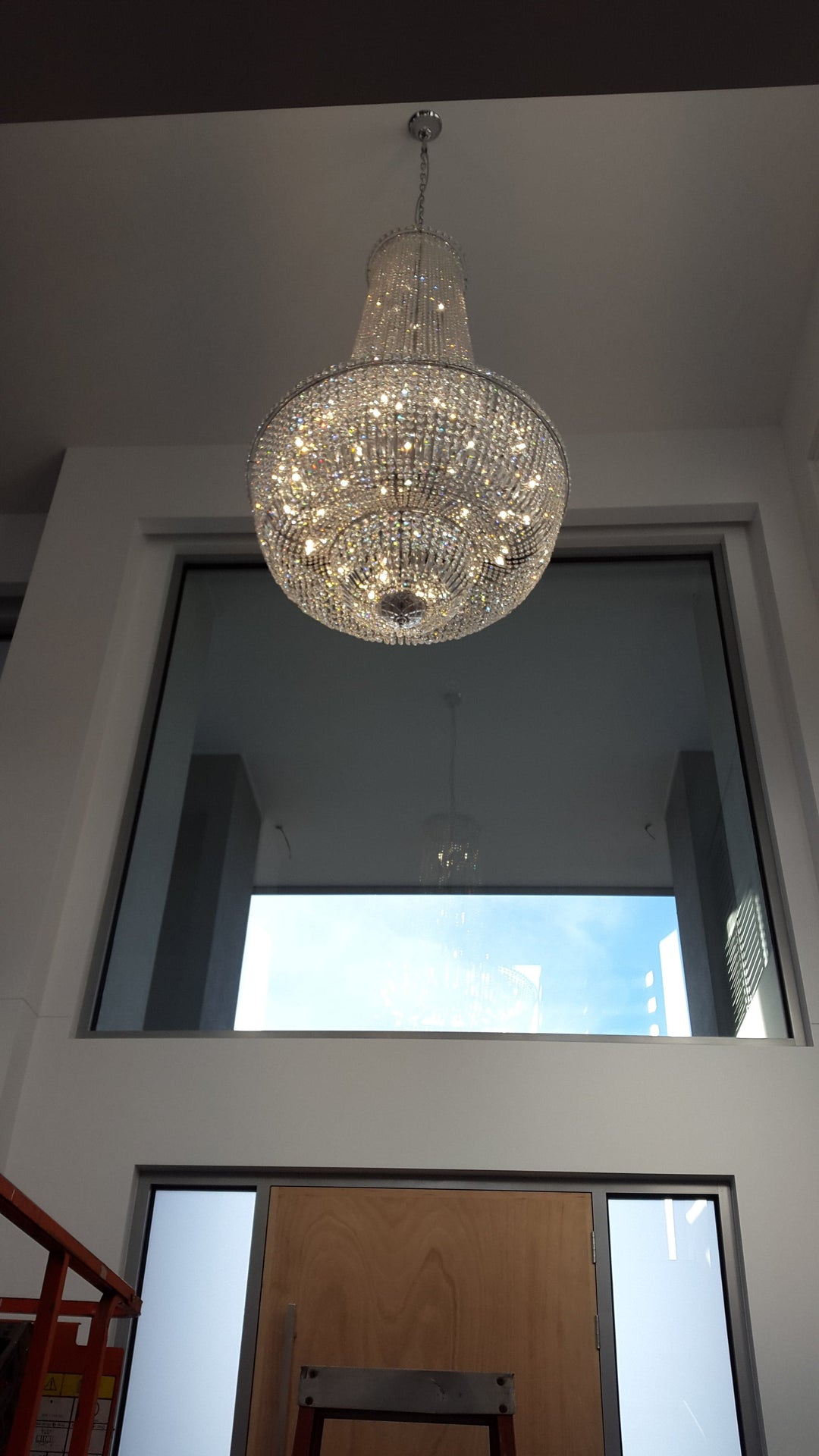 Empress Crystal Basket Chandelier - CHROME - 45 Light