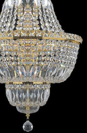 Empress Crystal Basket Chandelier - GOLD 12 Light