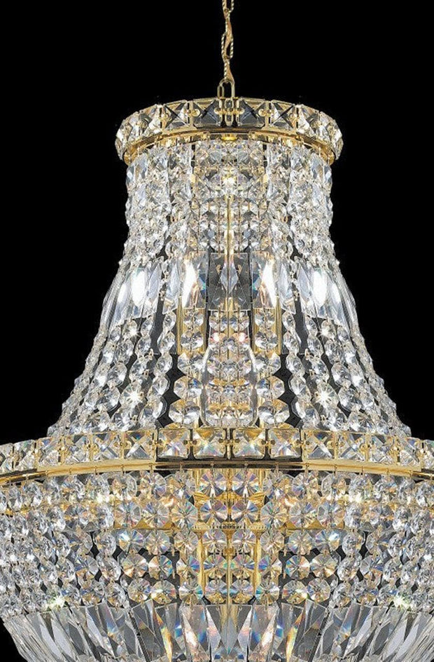 Empress Crystal Basket Chandelier - GOLD 12 Light