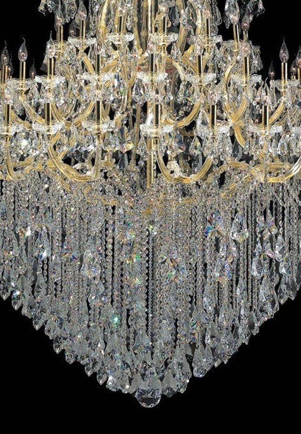 Maria Theresa Crystal Chandelier Grande 84 Light- GOLD