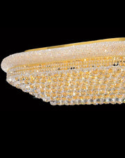 Royal Empress Flush Mount OVAL Basket Chandelier - GOLD - W:120cm