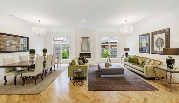 Bohemian Elegance 6 Arm Crystal Chandelier- CHROME - Designer Chandelier Australia