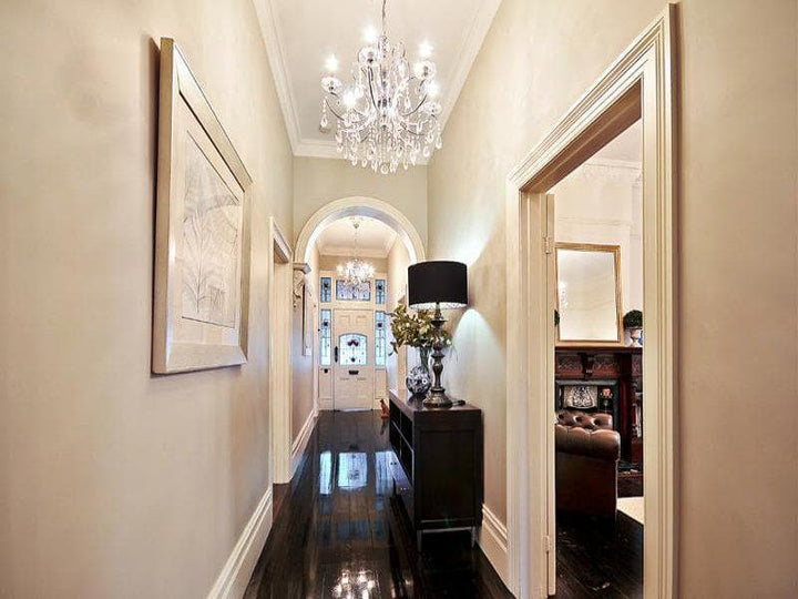 NewYork Princess 6 Arm Chandelier - W:62 - Chrome - Designer Chandelier Australia