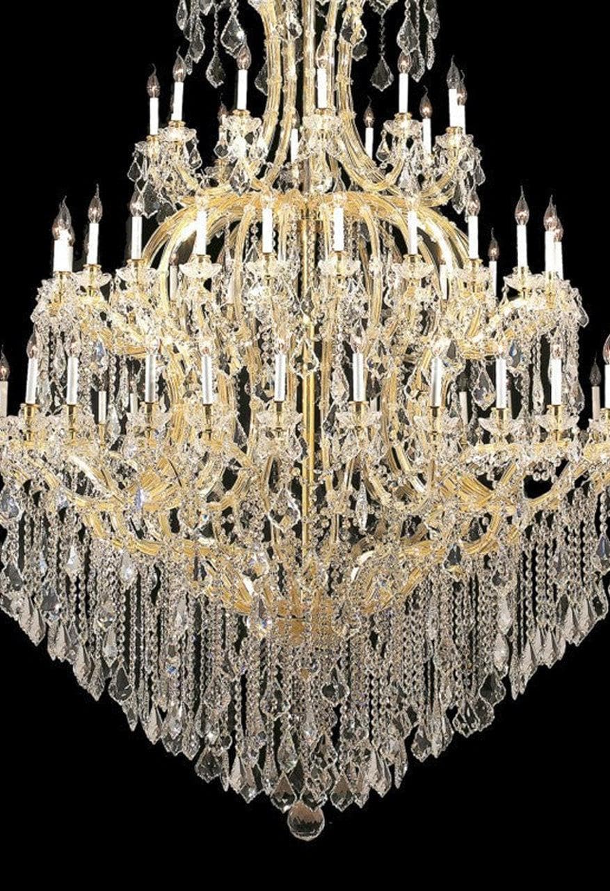 Maria Theresa Crystal Chandelier Royal 72 Light - GOLD