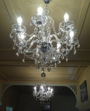 Bohemian Brilliance 7 Arm Crystal Chandelier- CHROME