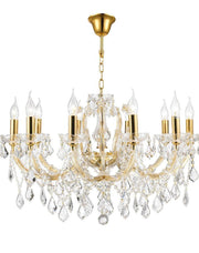 Maria Theresa Crystal Chandelier Grande 10 Light - GOLD