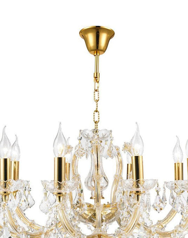 Maria Theresa Crystal Chandelier Grande 10 Light - GOLD