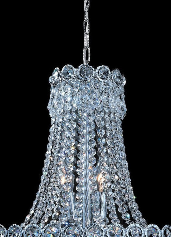 Empire Basket Chandelier - CHROME - 8 Light - Designer Chandelier Australia