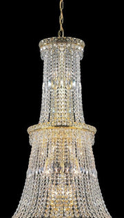 Empress Large Crystal Basket Chandelier - GOLD - Lights - 34