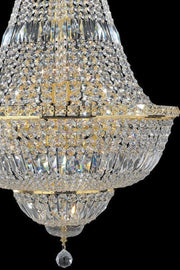 Empress Crystal Basket Chandelier - GOLD - 15 Light