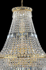 Empress Crystal Basket Chandelier - GOLD - 15 Light