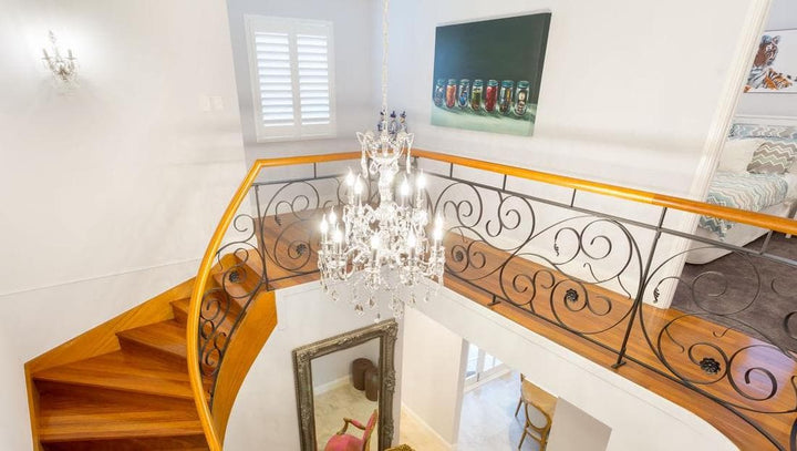 Americana 15 Light Crystal Chandelier - Silver Plated - Designer Chandelier Australia