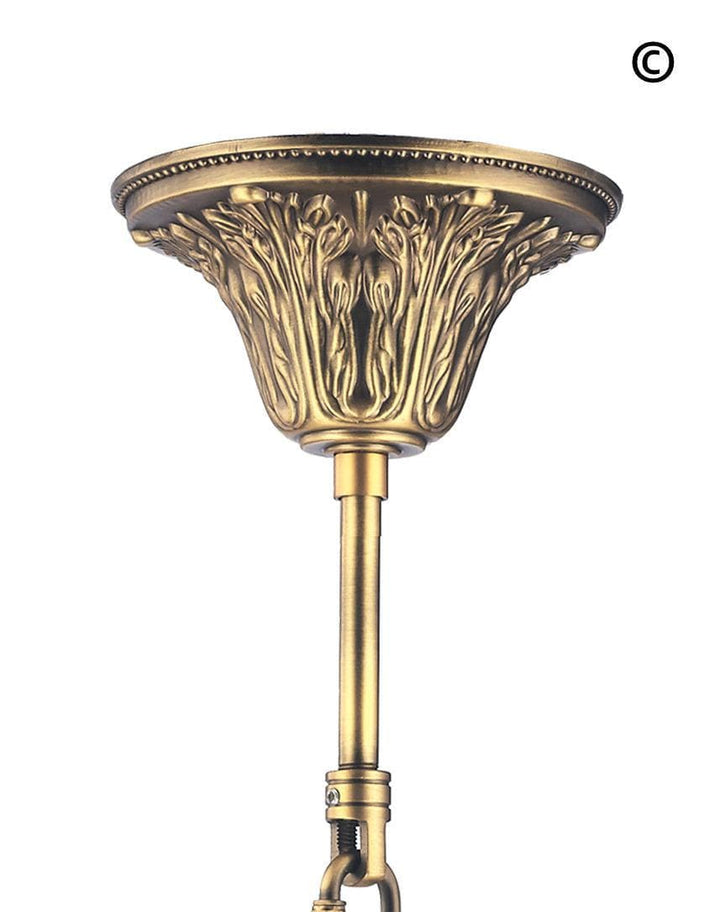 AMERICANA 12 Light Crystal Chandelier - Brass Finish - Designer Chandelier 