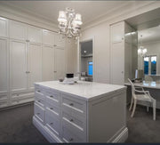 ARIA - Hampton 4 Arm Chandelier - Silver Plated