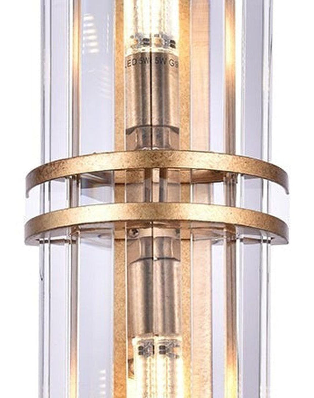 Ashton Collection - Wall Sconce - Antique Gold Finish