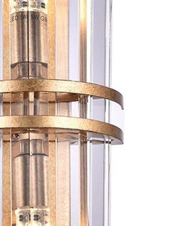 Ashton Collection - Wall Sconce - Antique Gold Finish