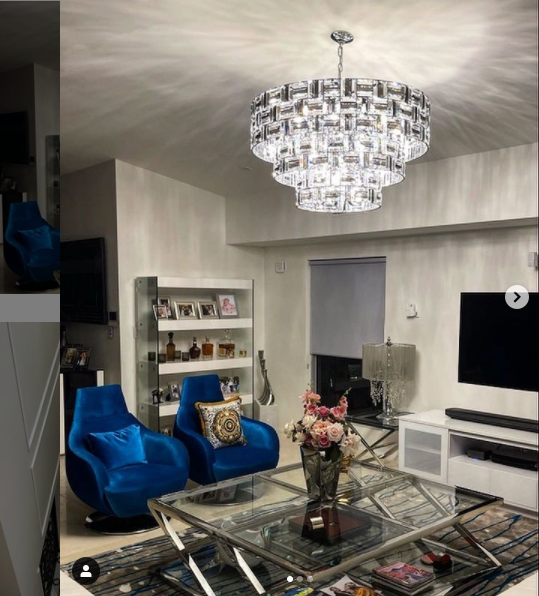 Aurora NewYork Pendant Chandelier - Three Tier - Width: 98cm - Chrome