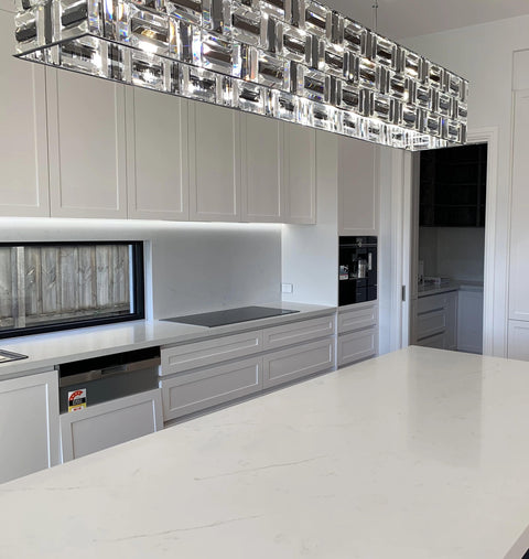 Aurora Bar Light - NewYork Rectangle Bar Chandelier - Length: 150cm - Designer Chandelier 