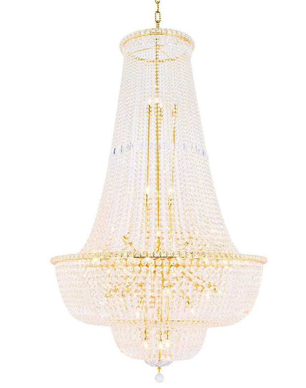 Empress Crystal Basket Chandelier - GOLD - 45 Light