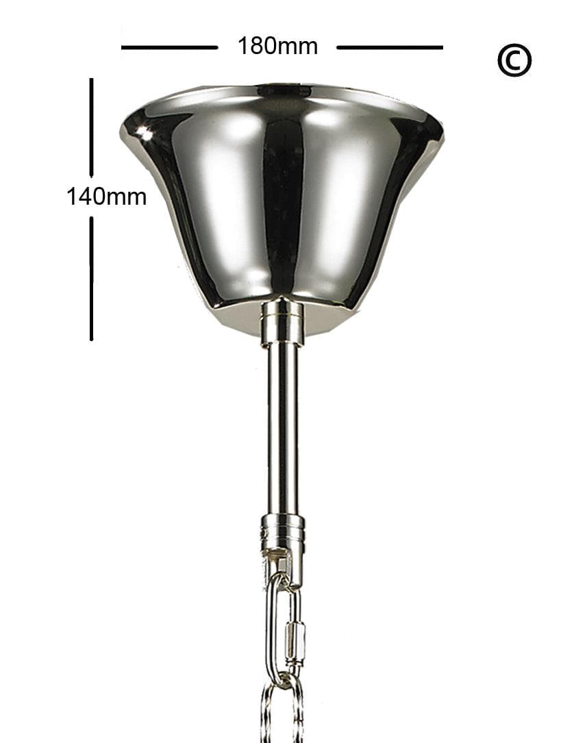 ARIA - Hampton 24 Arm Chandelier - Silver Plated - Designer Chandelier 