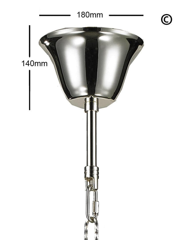 ARIA - Hampton 24 Arm Chandelier - Silver Plated - Designer Chandelier 