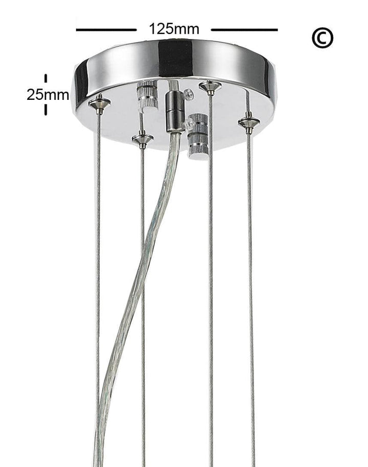 Modular Crystal Pendant - 40cm - Designer Chandelier 