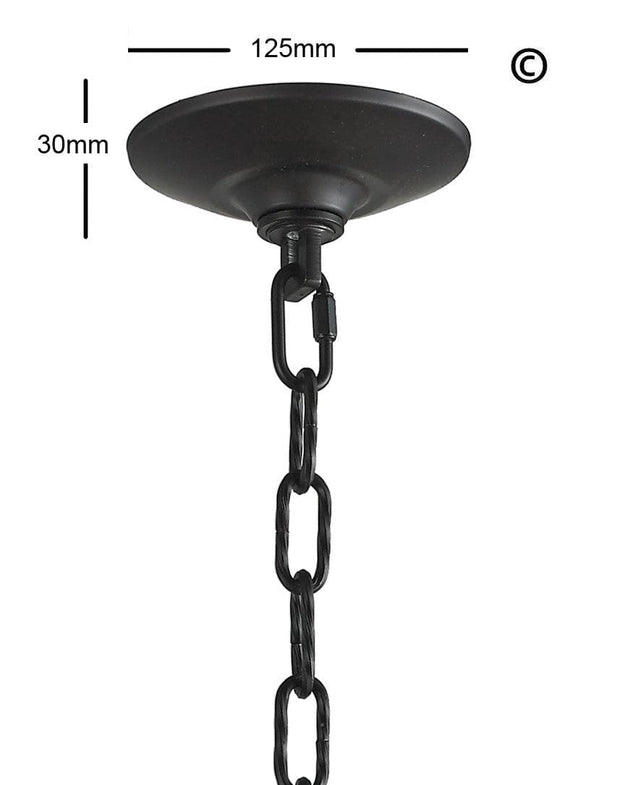 NewYork Allure - 12 Light - Dark Bronze - Designer Chandelier 