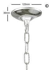 NewYork Luxe - 4 Light - Silver Plated - Designer Chandelier 