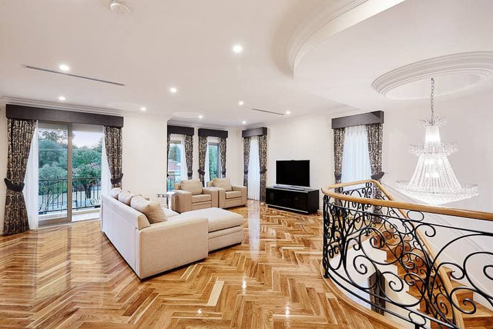 Cascading Empress Chandelier - 11 Light Chrome - W:60cm - Designer Chandelier Australia