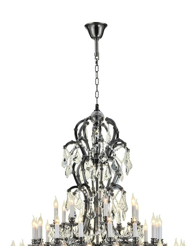 Maria Theresa Crystal Chandelier Royal 48 Light - Smoke Finish